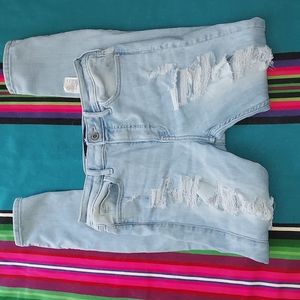 Hollister blue skinny jeans junior size 28